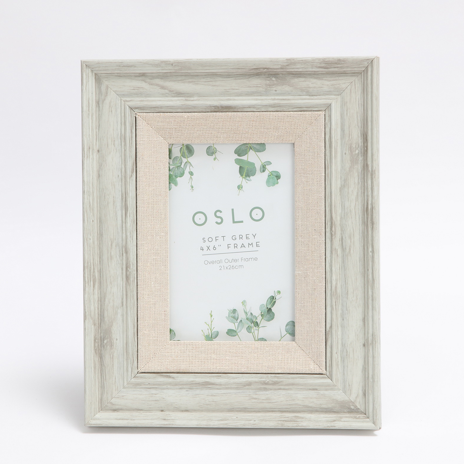 Oslo Soft Grey Photo Frame 4x6" Home Store + More